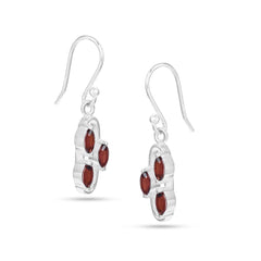 Crimson Flame Earrings