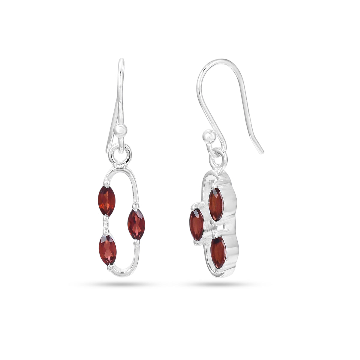 Crimson Flame Earrings
