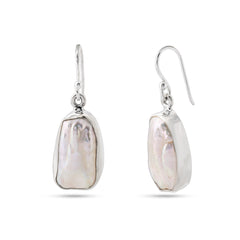 Pearl Bar Earrings