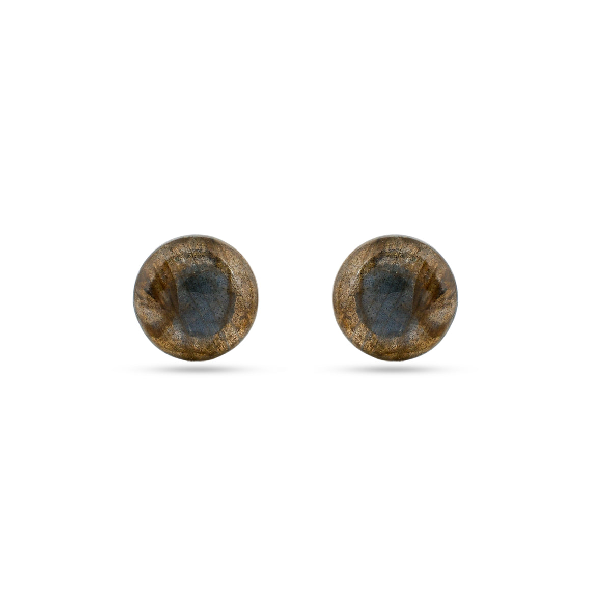 Mystic Silver Stud Earrings