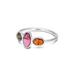 Spectrum Grace Tourmaline Ring in 925 Silver