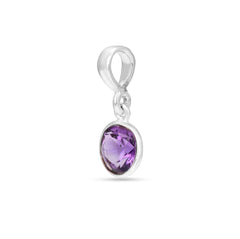 Amethyst Pendant in 925 Sterling Silver