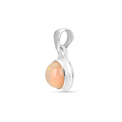 Classic Opal Stone Pendant in 925 Silver