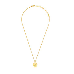 Disc Peridot Pendant Necklace in 925 Silver