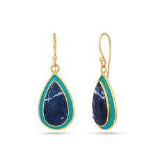 Blue Thought Earrings