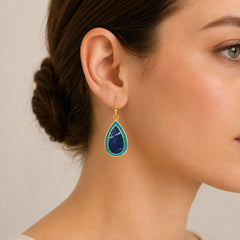 Blue Thought Earrings