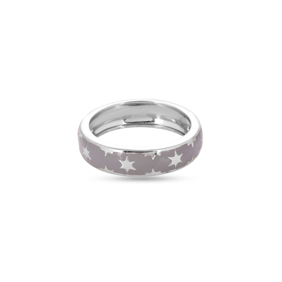 Enamel Ring In 925 Silver