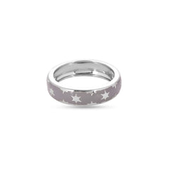 Enamel Ring In 925 Silver