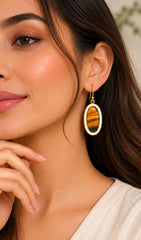 Golden Aura Earrings