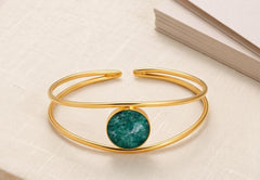 Green Aventurine 925 Silver Bracelet
