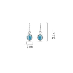 Serene Larimar Earrings