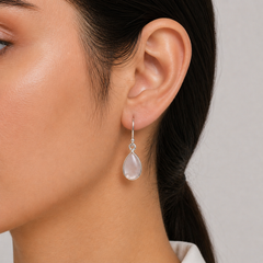 Rose Quartz Earrings