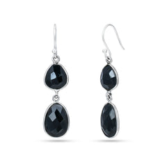 Midnight Double Drop Earrings