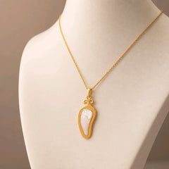 Organic Shine MOP Necklace