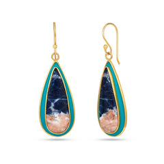 Blue Pulse Earrings