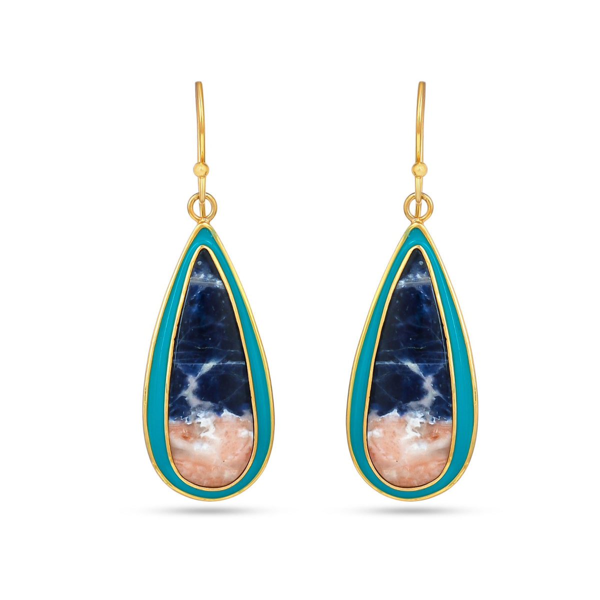 Blue Pulse Earrings