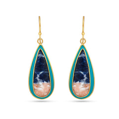 Blue Pulse Earrings