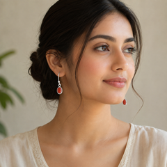 Coral Earrings