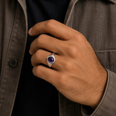 Purple Signet Ring
