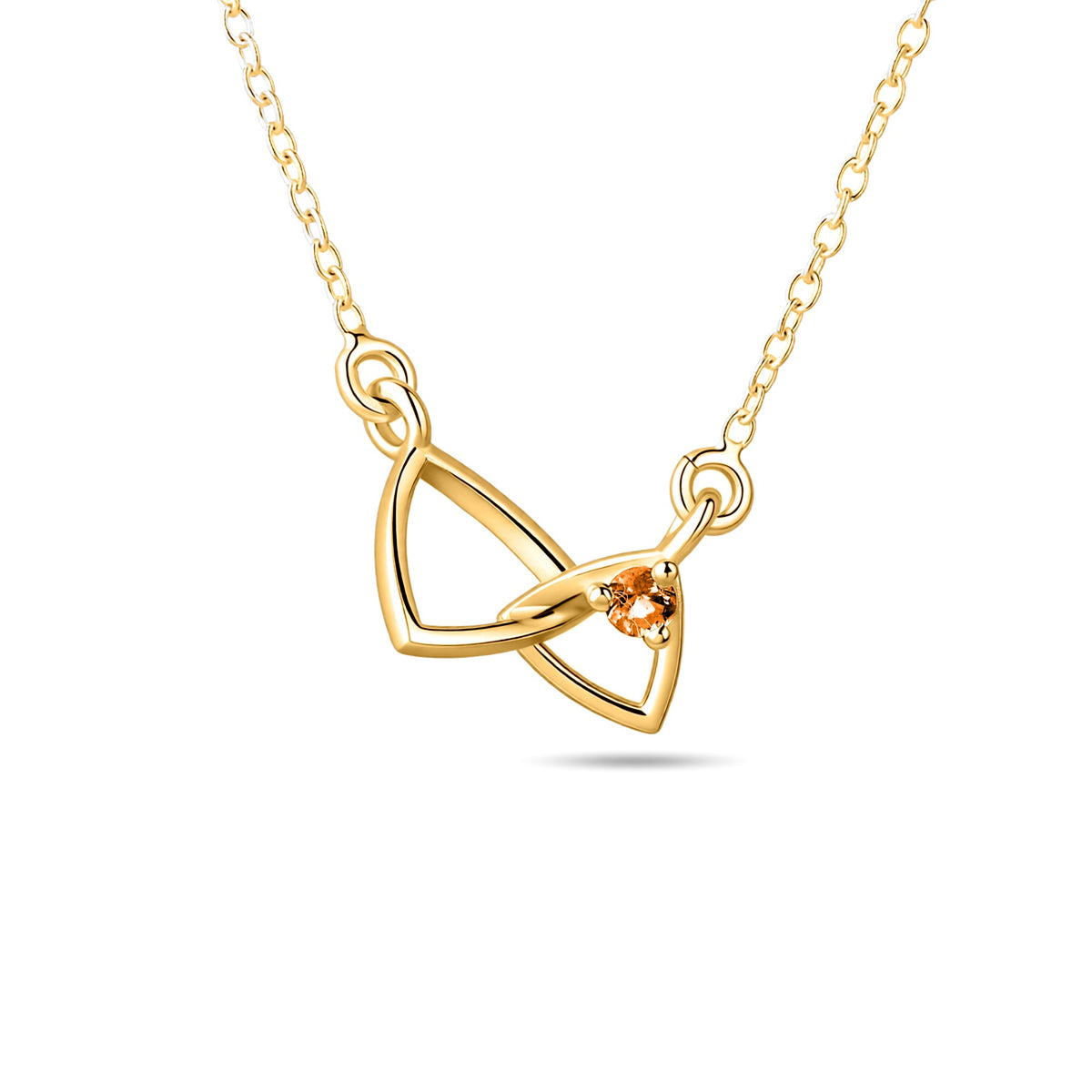 Citrine Tangle Necklace