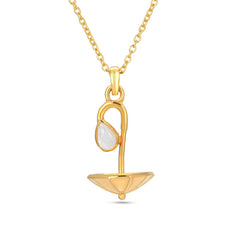 Pear Moonstone 925 Silver Necklace