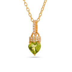 Peridot Crown Necklace