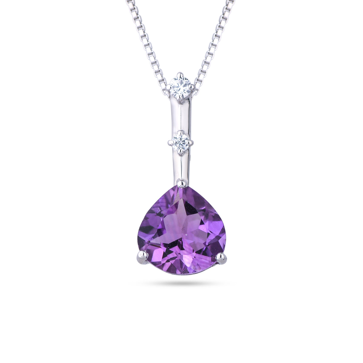 Casual Glow Amethyst Necklace