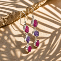 Rough Stones Earring