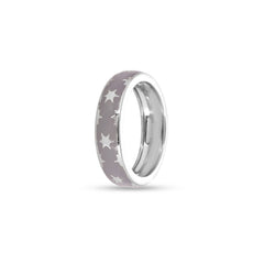 Enamel Ring In 925 Silver