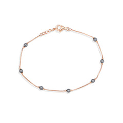 Sleek Black Pearl Bracelet