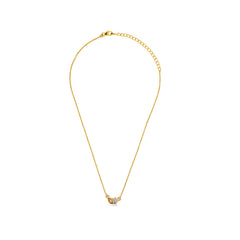 Citrine Marquise With CZ 925 Silver Necklace