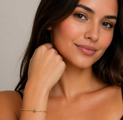 Peridot Pulse Bangle