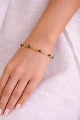Black Pearl Everyday Bracelet – 925 Sterling Silver